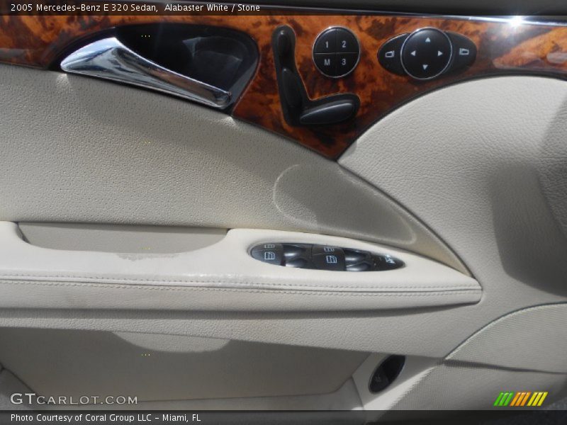 Alabaster White / Stone 2005 Mercedes-Benz E 320 Sedan