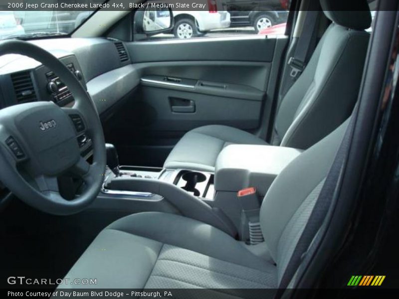 Black / Medium Slate Gray 2006 Jeep Grand Cherokee Laredo 4x4
