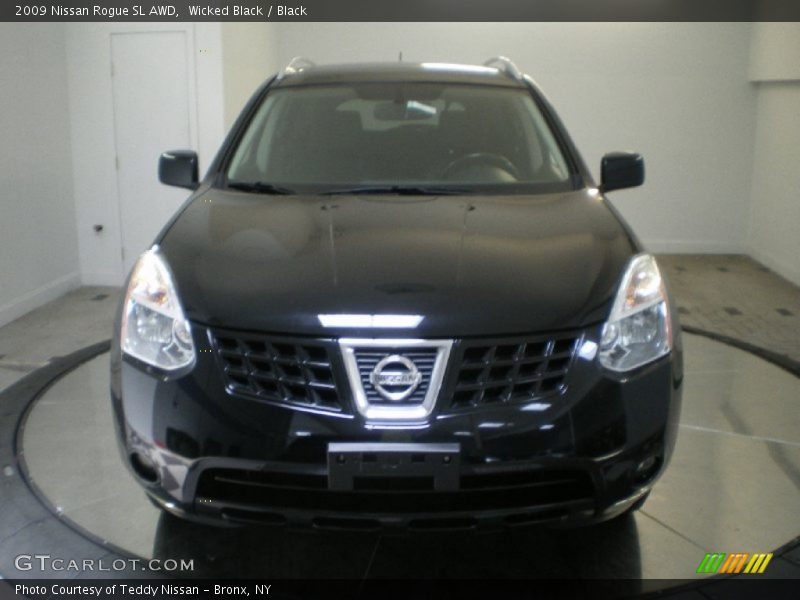 Wicked Black / Black 2009 Nissan Rogue SL AWD