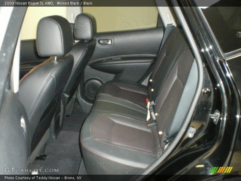 Wicked Black / Black 2009 Nissan Rogue SL AWD