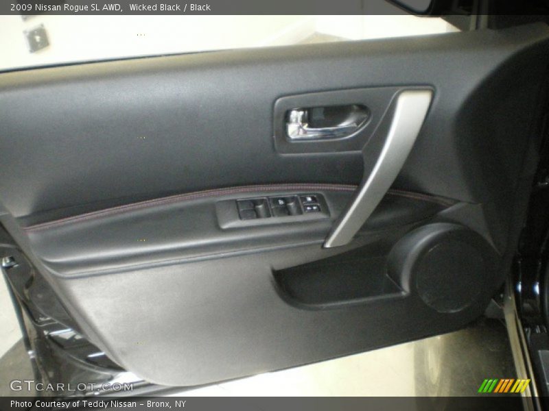 Wicked Black / Black 2009 Nissan Rogue SL AWD