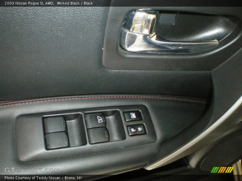 Wicked Black / Black 2009 Nissan Rogue SL AWD