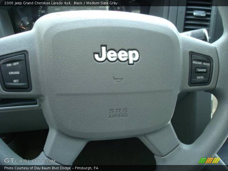 Black / Medium Slate Gray 2006 Jeep Grand Cherokee Laredo 4x4