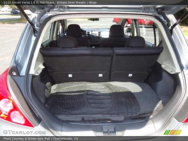 Brilliant Silver Metallic / Beige 2010 Nissan Versa 1.8 SL Hatchback