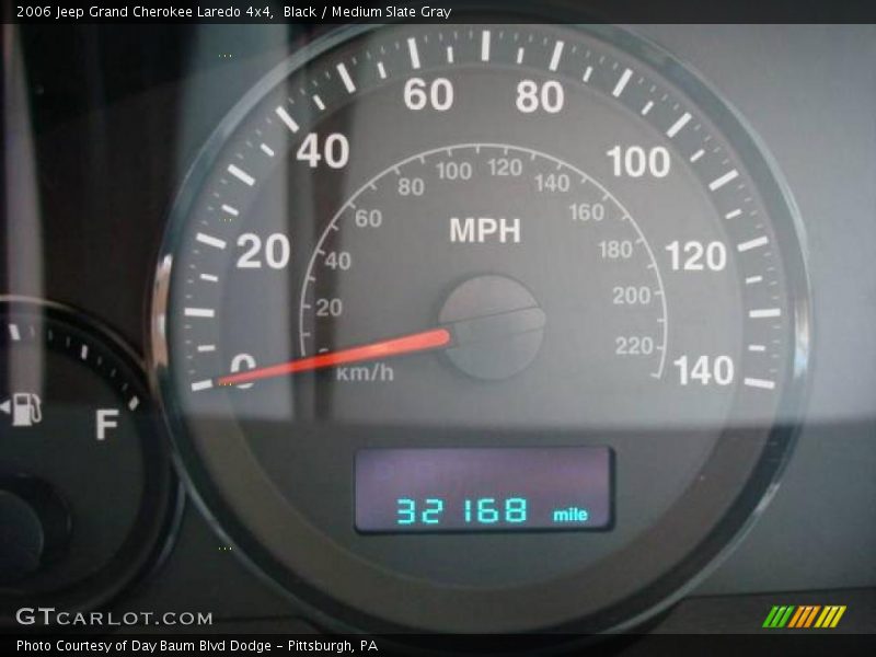 Black / Medium Slate Gray 2006 Jeep Grand Cherokee Laredo 4x4