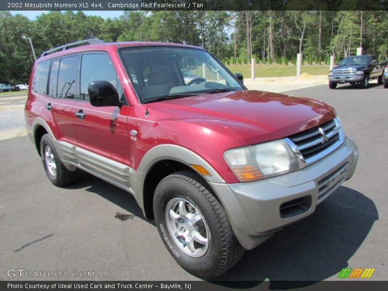 Cambridge Red Pearlescent / Tan 2002 Mitsubishi Montero XLS 4x4