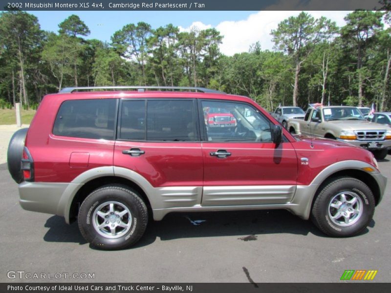 Cambridge Red Pearlescent / Tan 2002 Mitsubishi Montero XLS 4x4