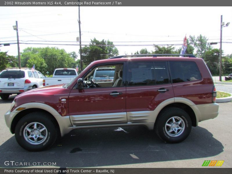 Cambridge Red Pearlescent / Tan 2002 Mitsubishi Montero XLS 4x4