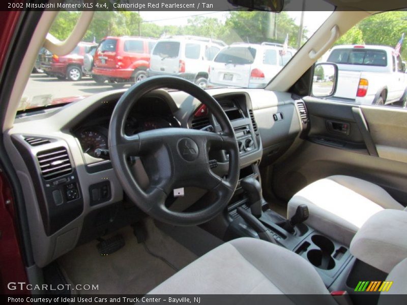 Cambridge Red Pearlescent / Tan 2002 Mitsubishi Montero XLS 4x4