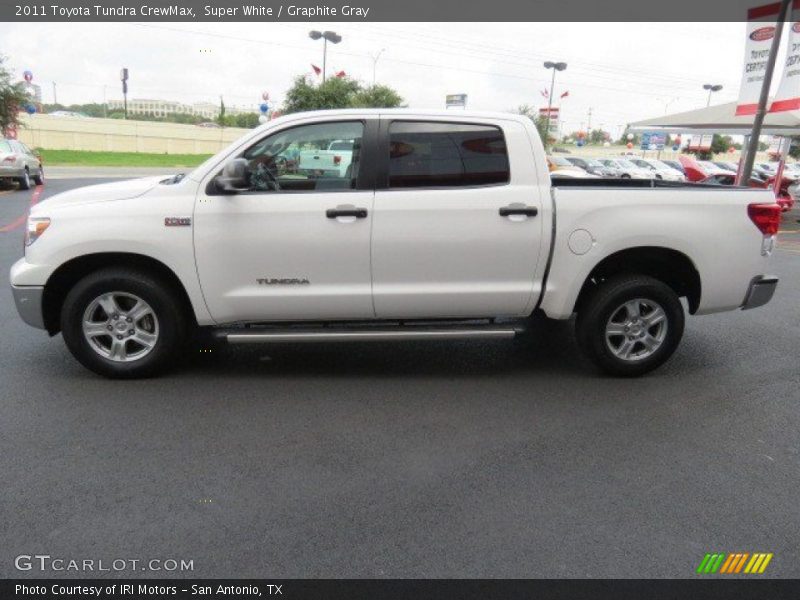 Super White / Graphite Gray 2011 Toyota Tundra CrewMax
