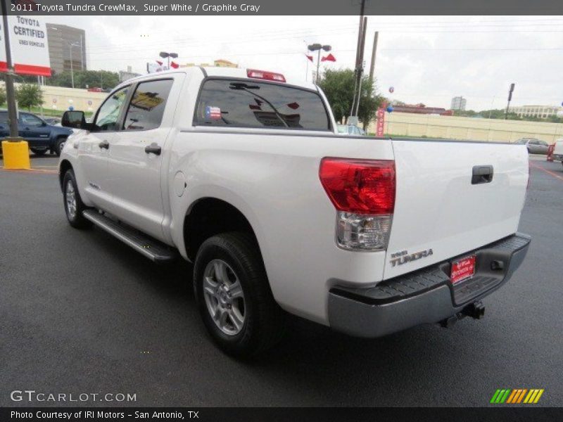 Super White / Graphite Gray 2011 Toyota Tundra CrewMax