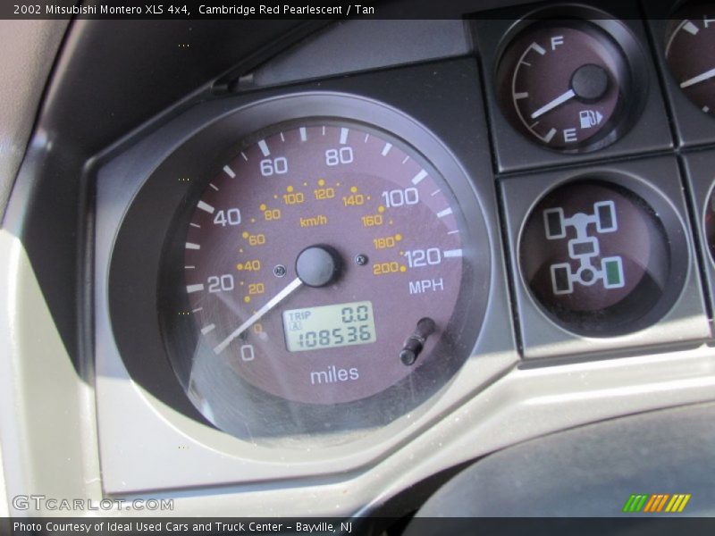 Cambridge Red Pearlescent / Tan 2002 Mitsubishi Montero XLS 4x4