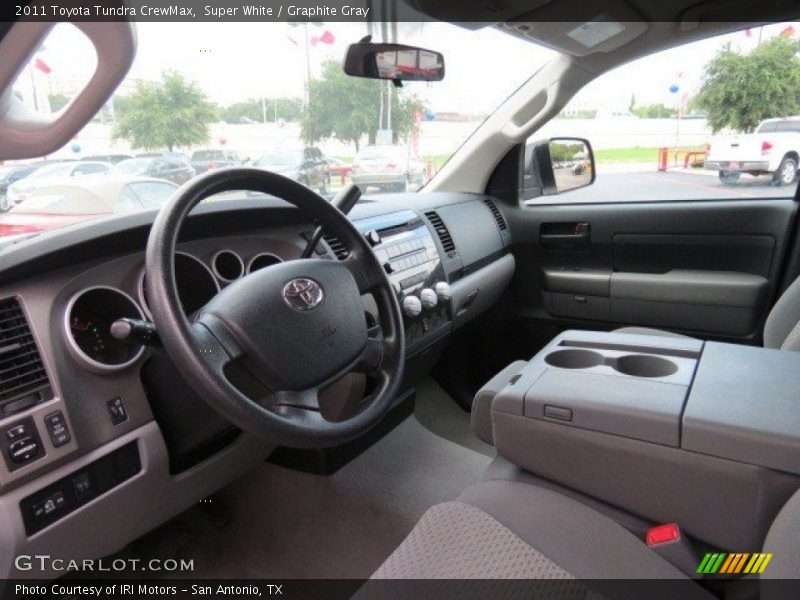 Super White / Graphite Gray 2011 Toyota Tundra CrewMax
