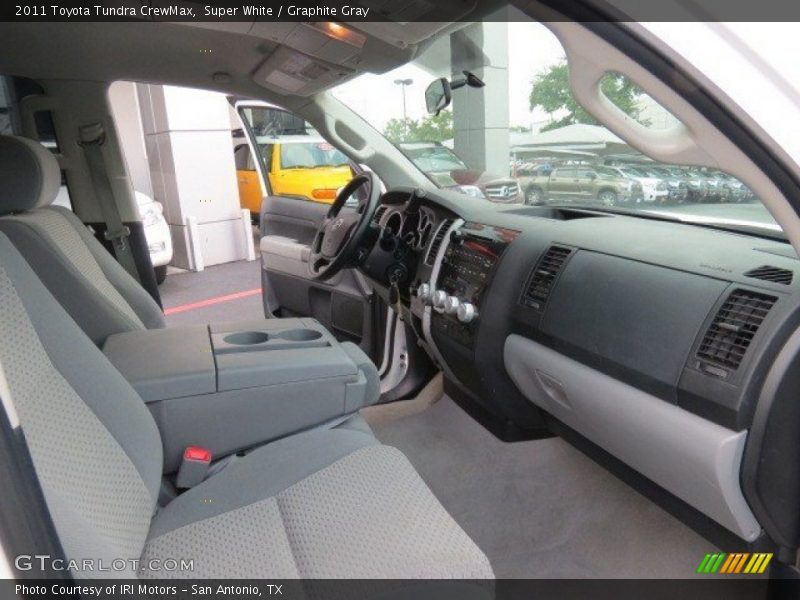 Super White / Graphite Gray 2011 Toyota Tundra CrewMax