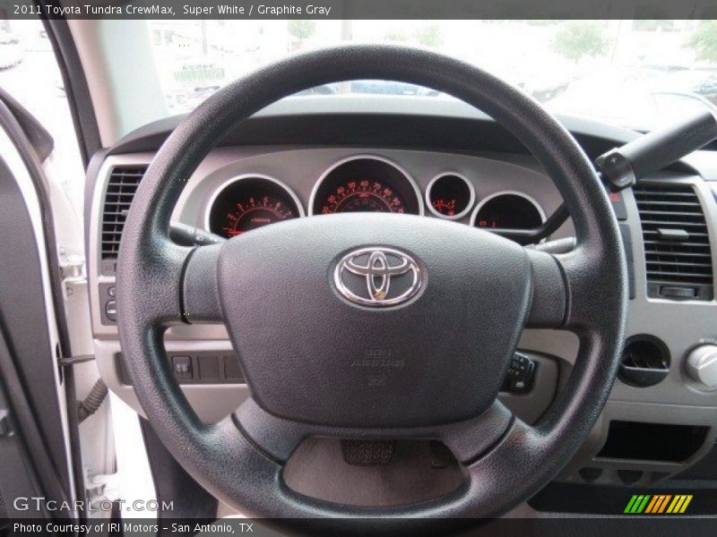 Super White / Graphite Gray 2011 Toyota Tundra CrewMax