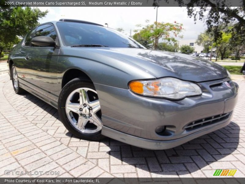 Medium Gray Metallic / Ebony 2005 Chevrolet Monte Carlo Supercharged SS