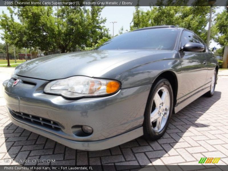 Medium Gray Metallic / Ebony 2005 Chevrolet Monte Carlo Supercharged SS