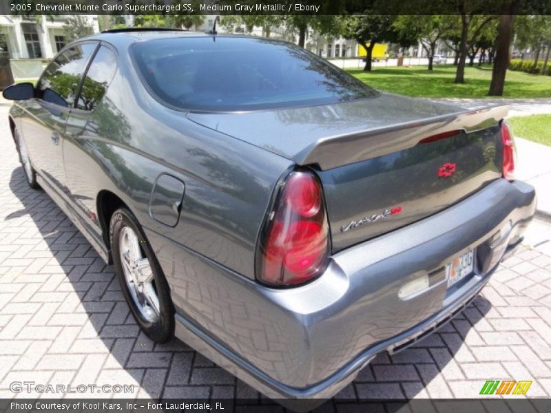 Medium Gray Metallic / Ebony 2005 Chevrolet Monte Carlo Supercharged SS