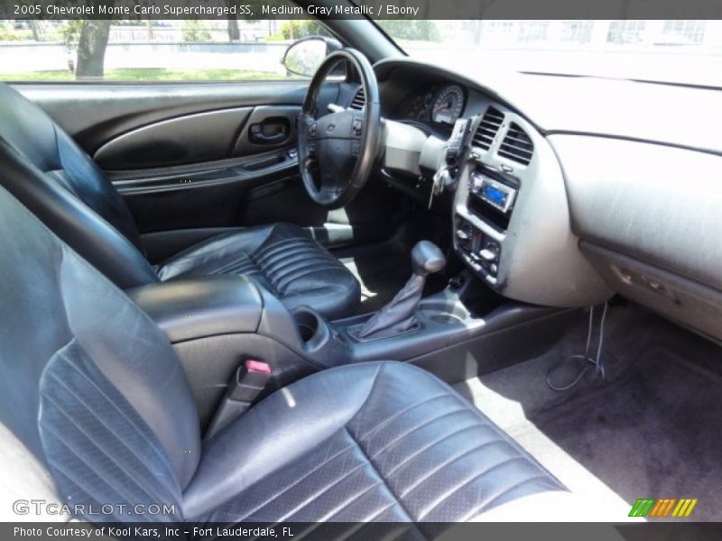  2005 Monte Carlo Supercharged SS Ebony Interior