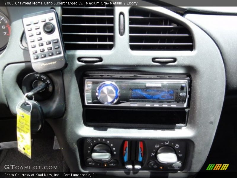 Medium Gray Metallic / Ebony 2005 Chevrolet Monte Carlo Supercharged SS