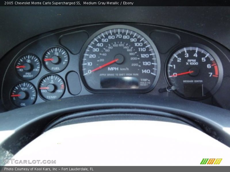  2005 Monte Carlo Supercharged SS Supercharged SS Gauges
