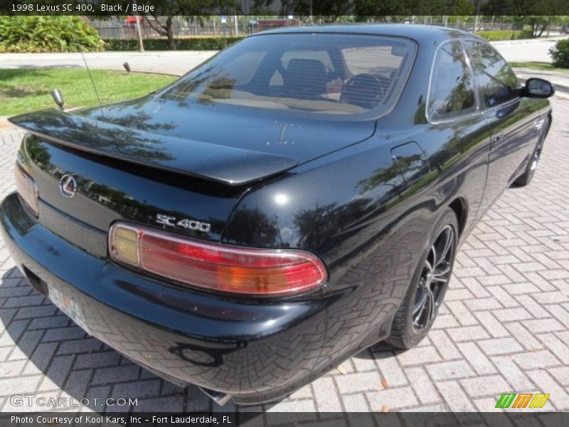 Black / Beige 1998 Lexus SC 400