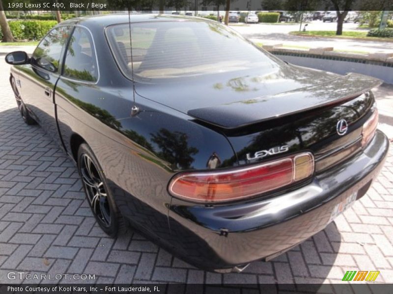 Black / Beige 1998 Lexus SC 400