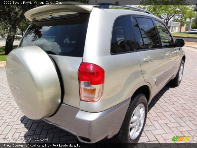 Vintage Gold / Gray 2001 Toyota RAV4