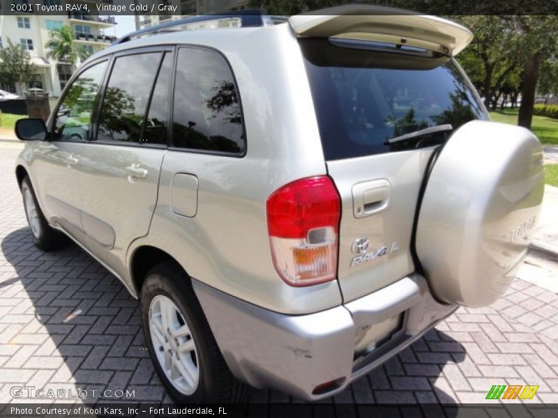Vintage Gold / Gray 2001 Toyota RAV4