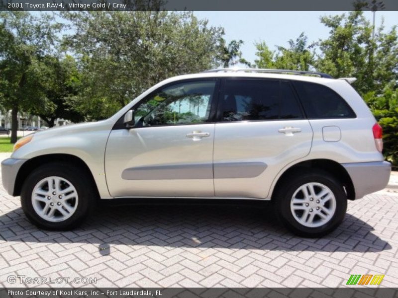 Vintage Gold / Gray 2001 Toyota RAV4