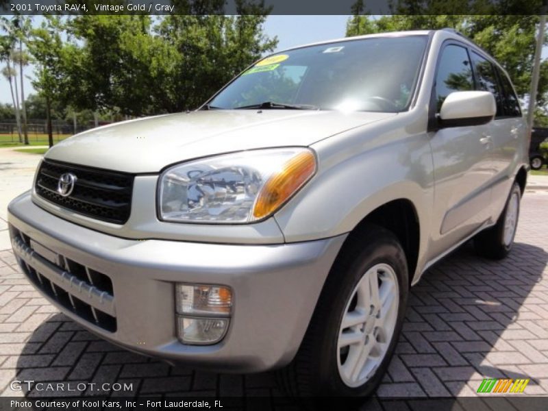 Vintage Gold / Gray 2001 Toyota RAV4