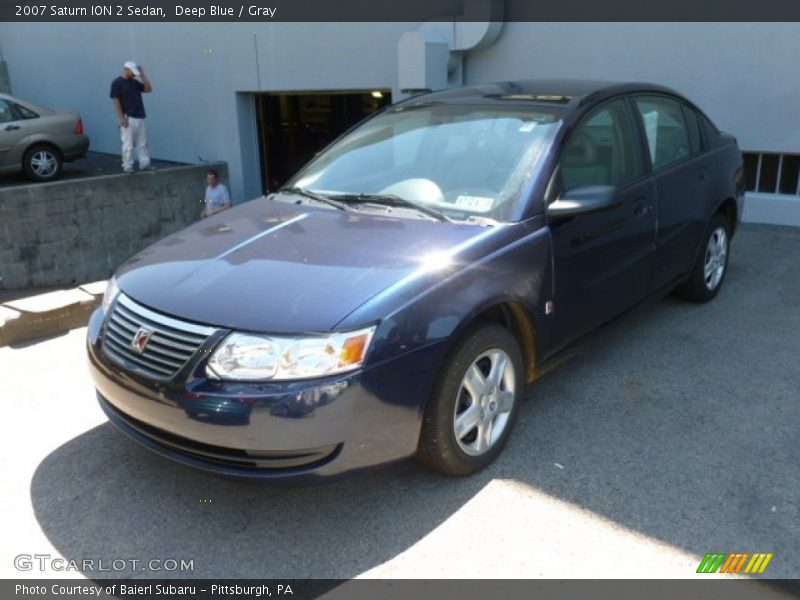 Deep Blue / Gray 2007 Saturn ION 2 Sedan