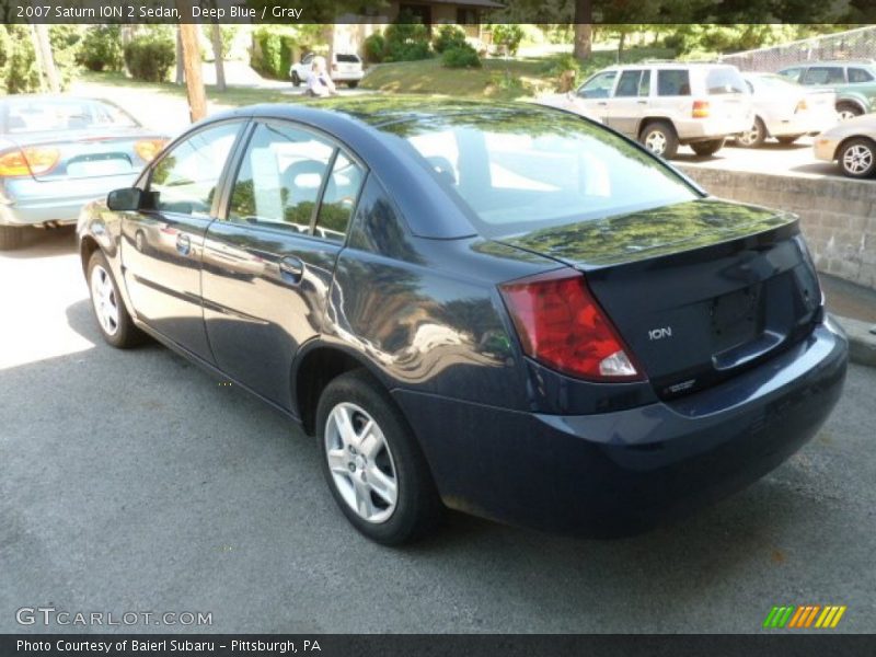 Deep Blue / Gray 2007 Saturn ION 2 Sedan