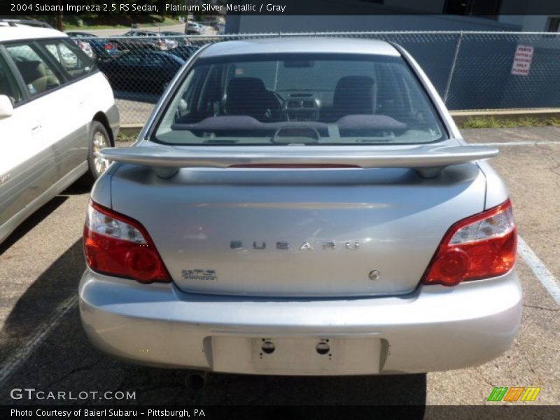 Platinum Silver Metallic / Gray 2004 Subaru Impreza 2.5 RS Sedan