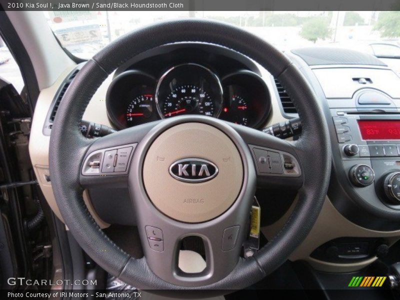 Java Brown / Sand/Black Houndstooth Cloth 2010 Kia Soul !