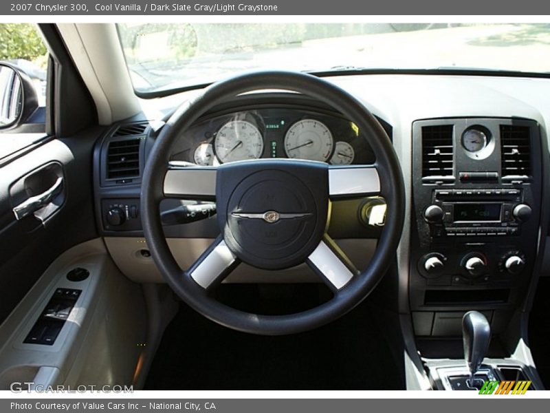 Cool Vanilla / Dark Slate Gray/Light Graystone 2007 Chrysler 300