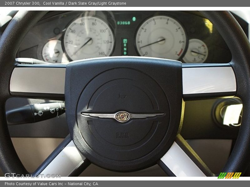 Cool Vanilla / Dark Slate Gray/Light Graystone 2007 Chrysler 300