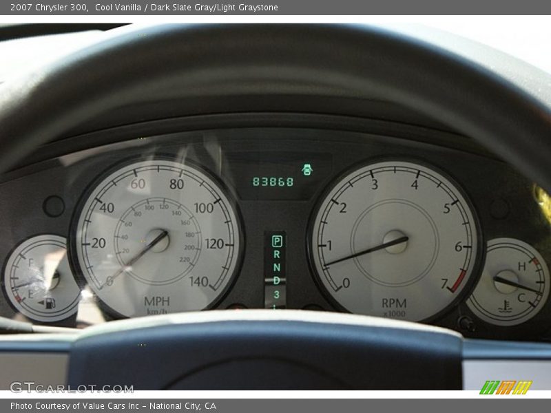 Cool Vanilla / Dark Slate Gray/Light Graystone 2007 Chrysler 300