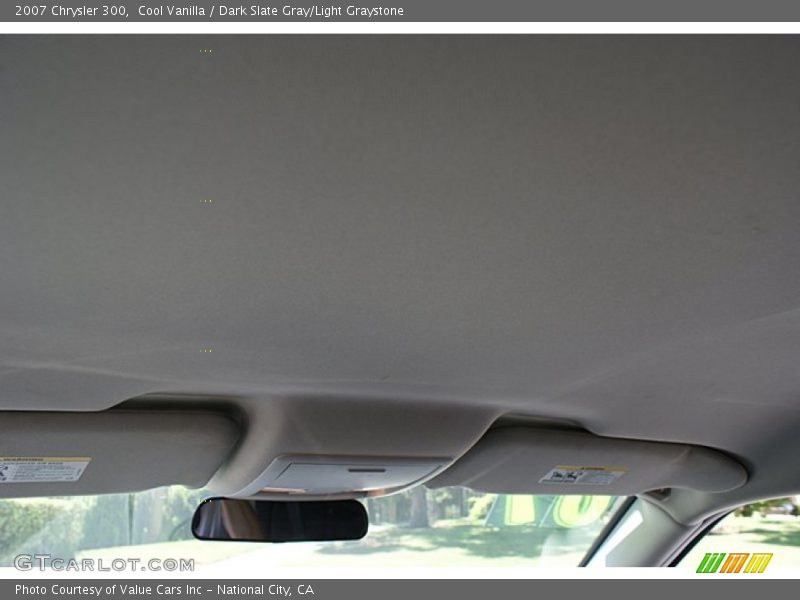 Cool Vanilla / Dark Slate Gray/Light Graystone 2007 Chrysler 300