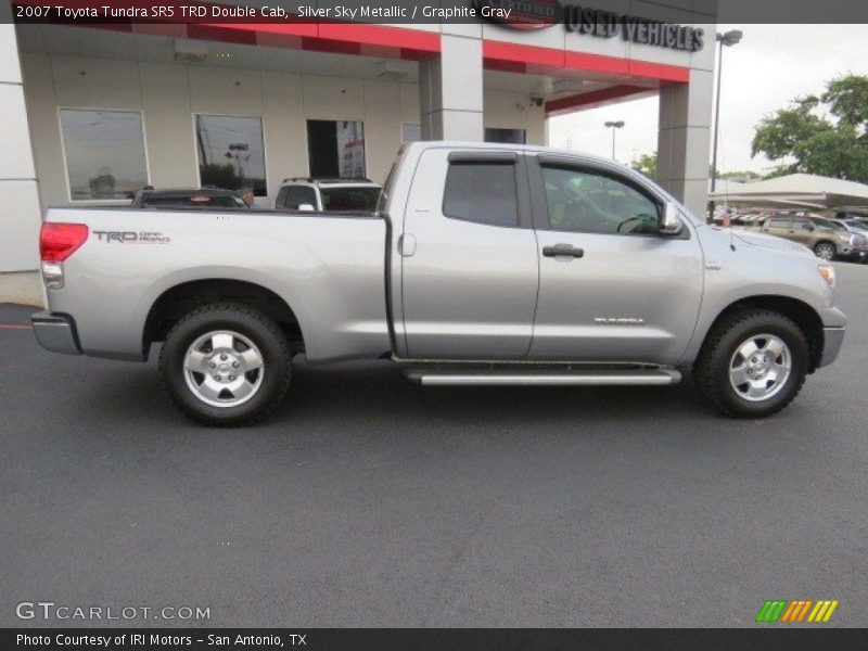 Silver Sky Metallic / Graphite Gray 2007 Toyota Tundra SR5 TRD Double Cab
