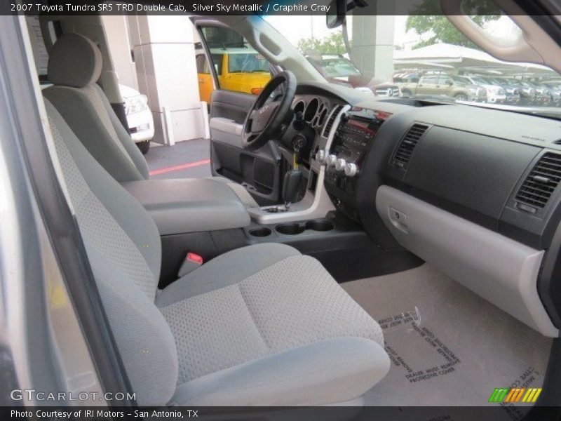 Silver Sky Metallic / Graphite Gray 2007 Toyota Tundra SR5 TRD Double Cab