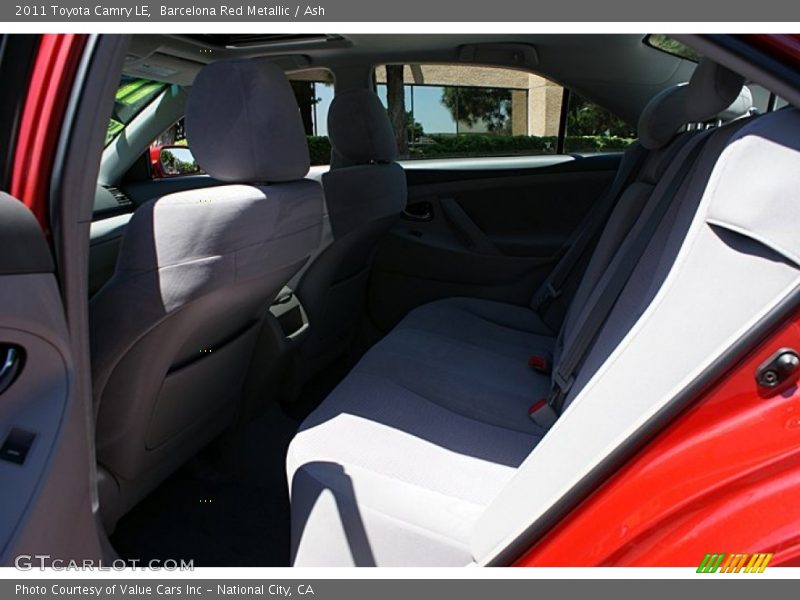 Barcelona Red Metallic / Ash 2011 Toyota Camry LE