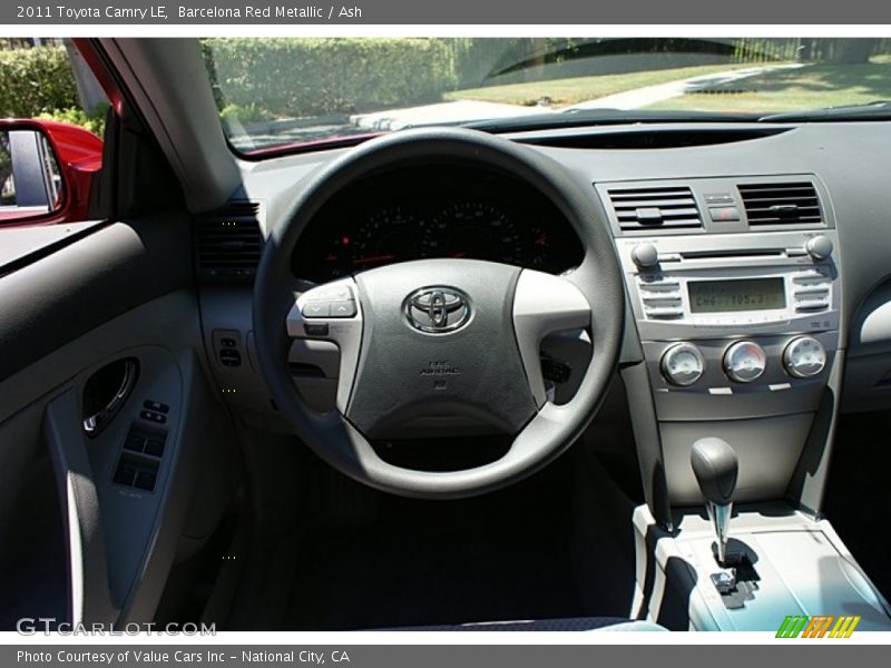 Barcelona Red Metallic / Ash 2011 Toyota Camry LE