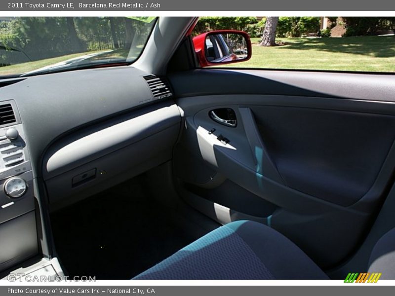 Barcelona Red Metallic / Ash 2011 Toyota Camry LE