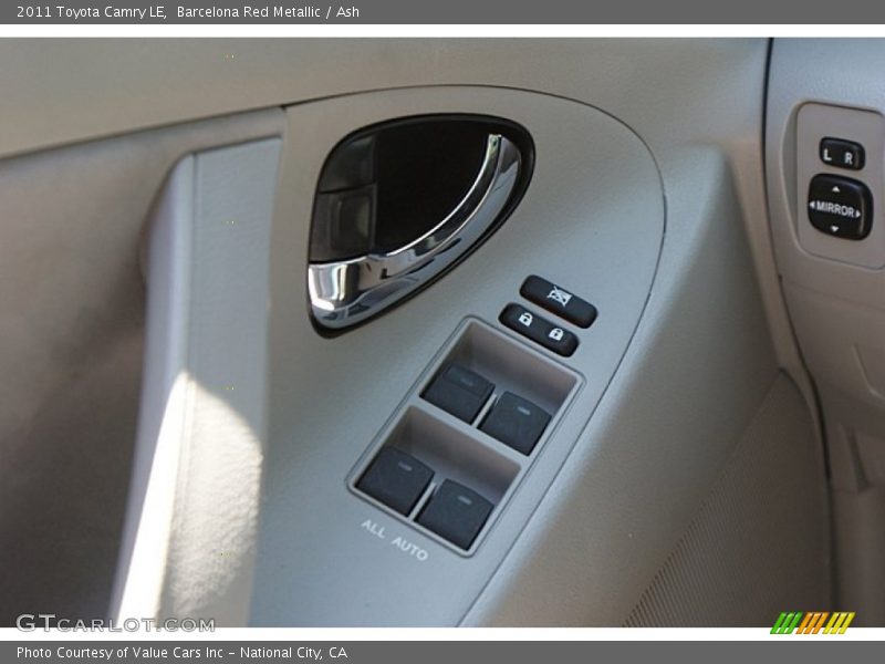 Barcelona Red Metallic / Ash 2011 Toyota Camry LE