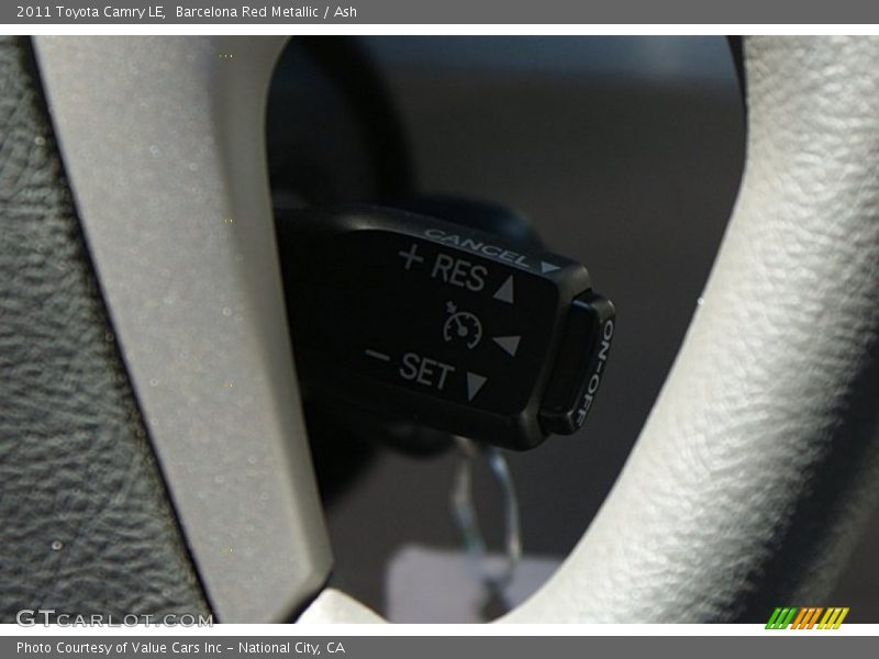 Barcelona Red Metallic / Ash 2011 Toyota Camry LE