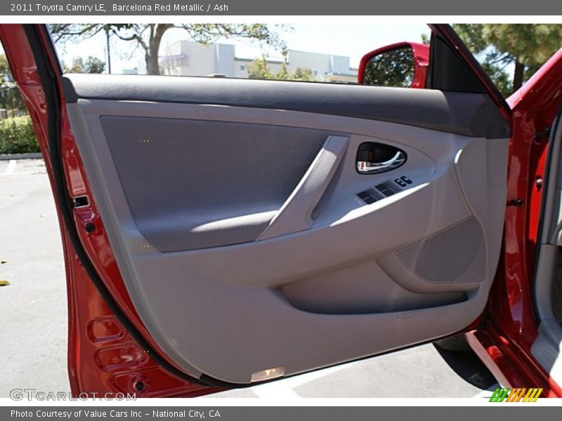 Barcelona Red Metallic / Ash 2011 Toyota Camry LE