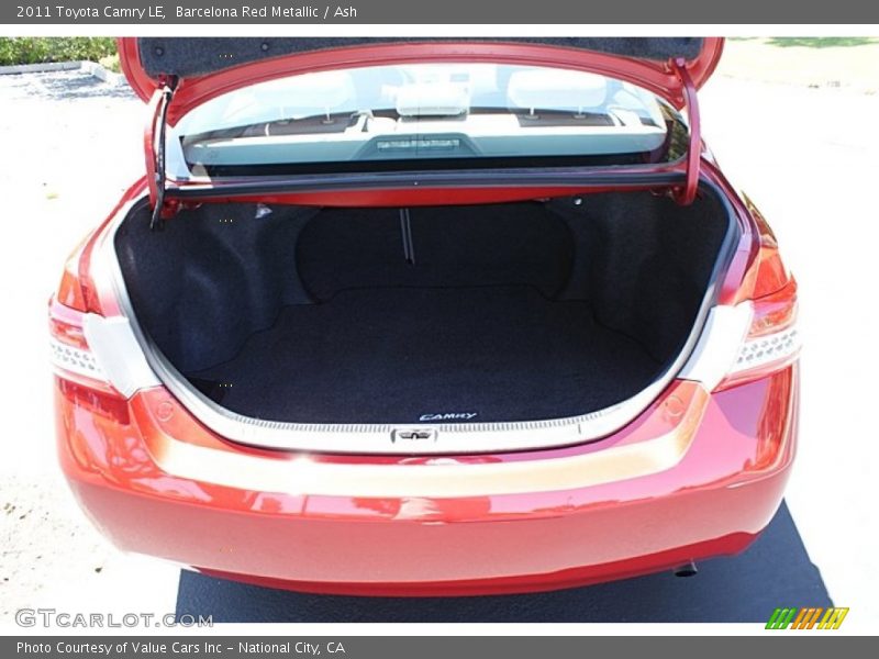 Barcelona Red Metallic / Ash 2011 Toyota Camry LE