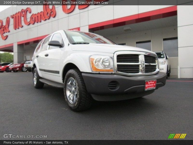 Bright White / Dark Slate Gray/Light Slate Gray 2006 Dodge Durango SXT