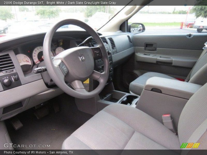Bright White / Dark Slate Gray/Light Slate Gray 2006 Dodge Durango SXT
